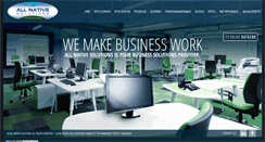 Desktop Screenshot of allnativesolutions.com