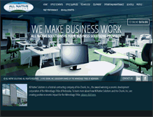 Tablet Screenshot of allnativesolutions.com